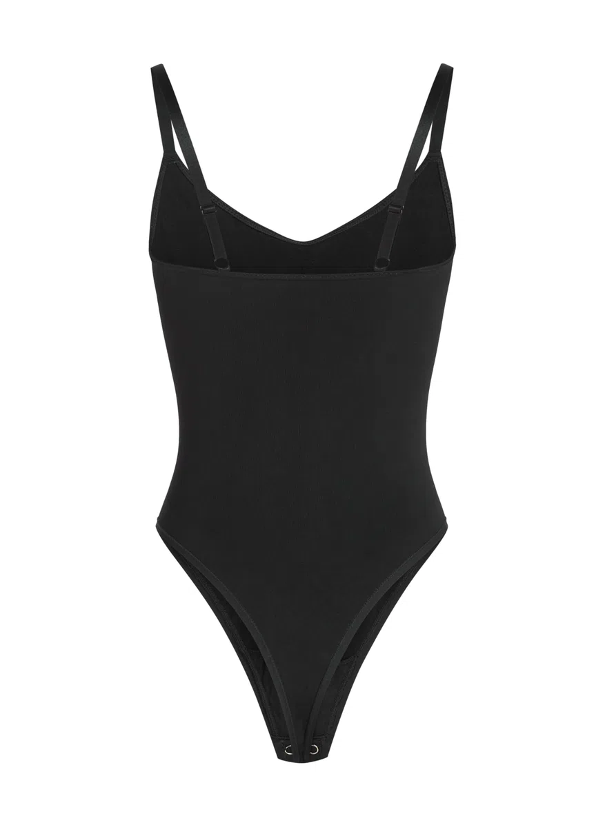 HUNKEMÖLLER Nahtlos betonender Body mit hohem Beinausschnitt
