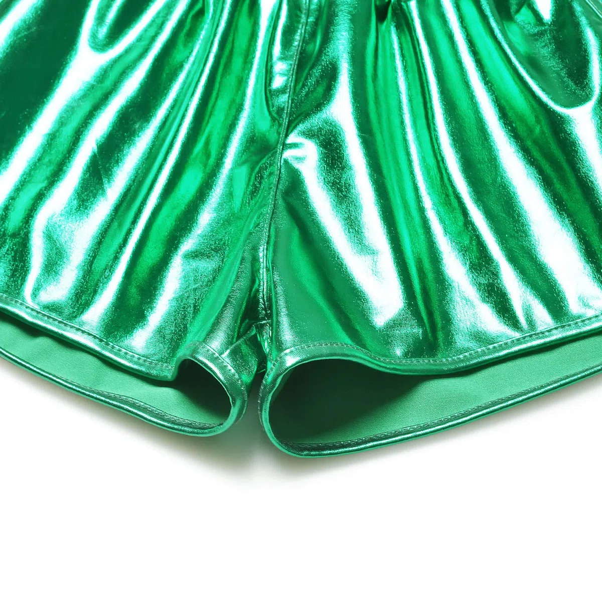 Perfashion Metallic-Shorts, glänzend, kurz, glitzernd, Partyhosen und Sonnenbrillen
