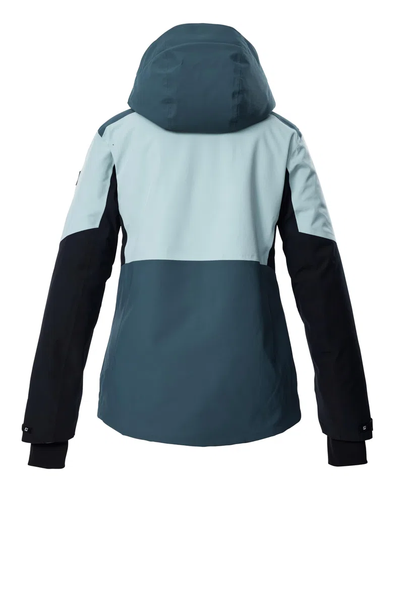 Killtec Damen Ksw 39 Wmn Ski Jckt Skijacke/Funktionsjacke mit abzippbarer Kapuze, Schneefang und Unterarmventilation