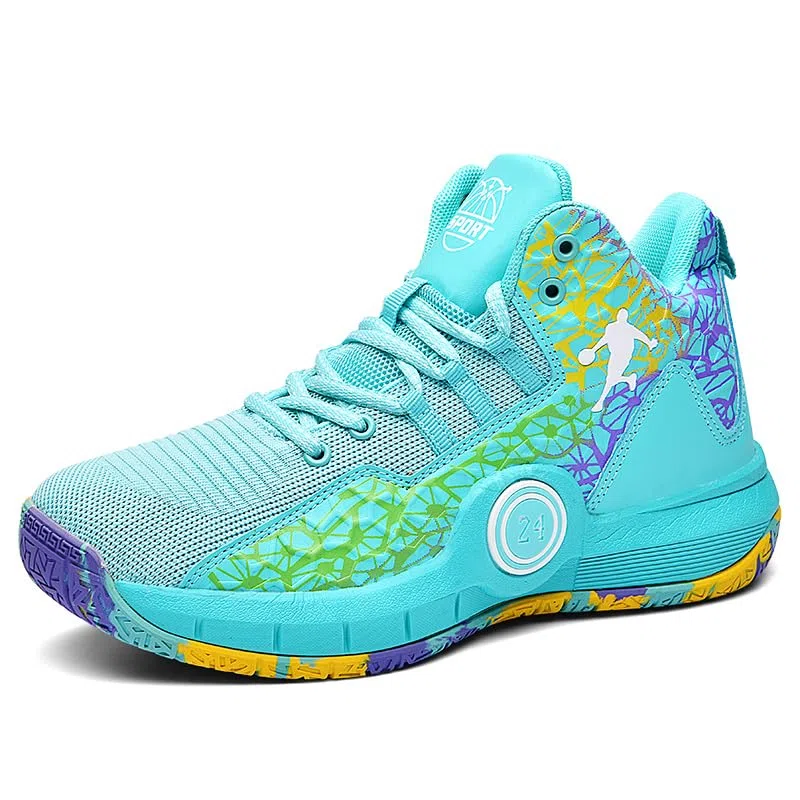 Jungsport- und Kinderbasketballschuhe, Lauf- und Gehschuhe, atmungsaktive und Bequeme Sportschuhe