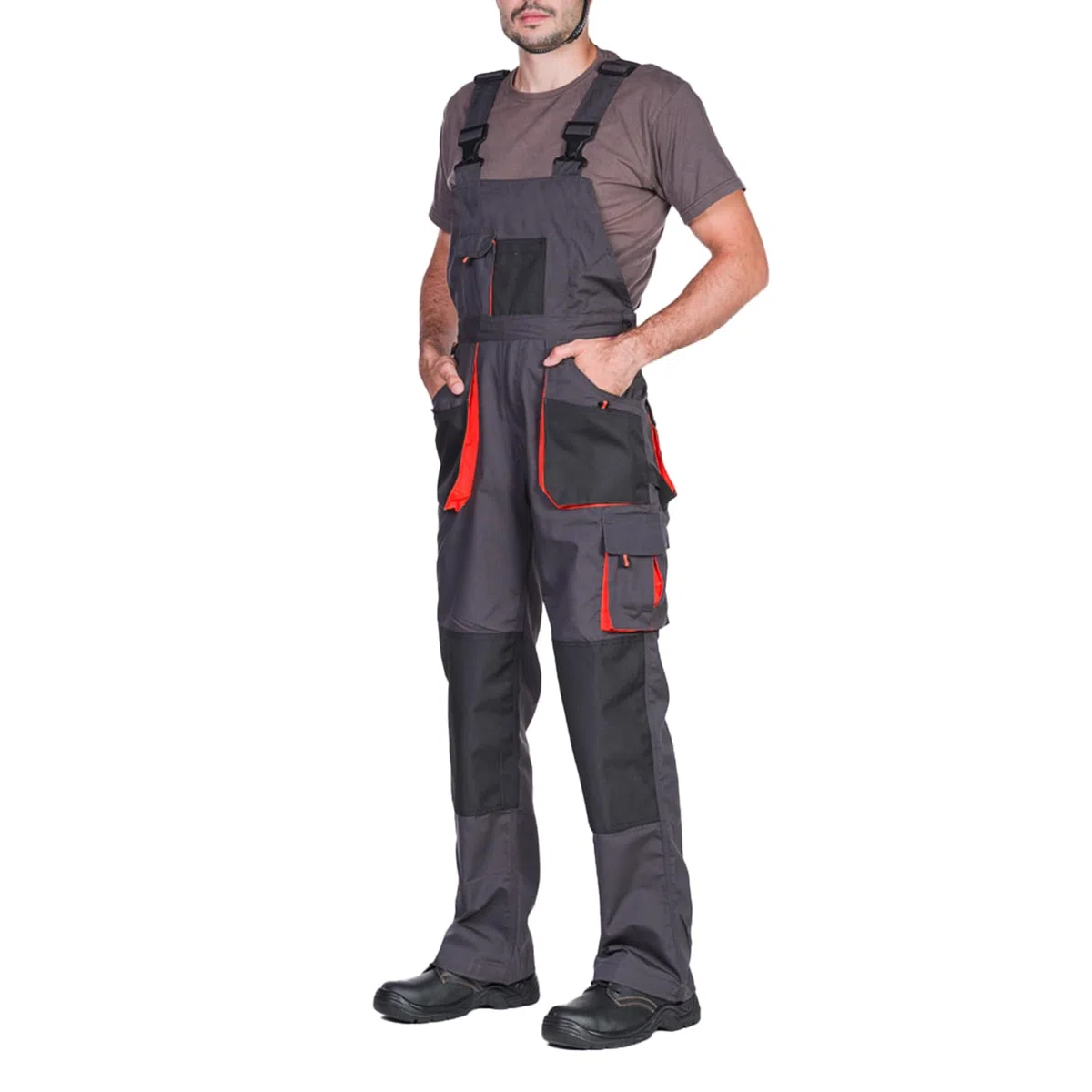 MAZALAT work wear Arbeitshosen männer, Arbeitslatzhose Herren mit Kniepolstertaschen, Größen S-XXXL, Latzhose herren, Arbeitshose Latzhose arbeits Latzhose Qualitat
