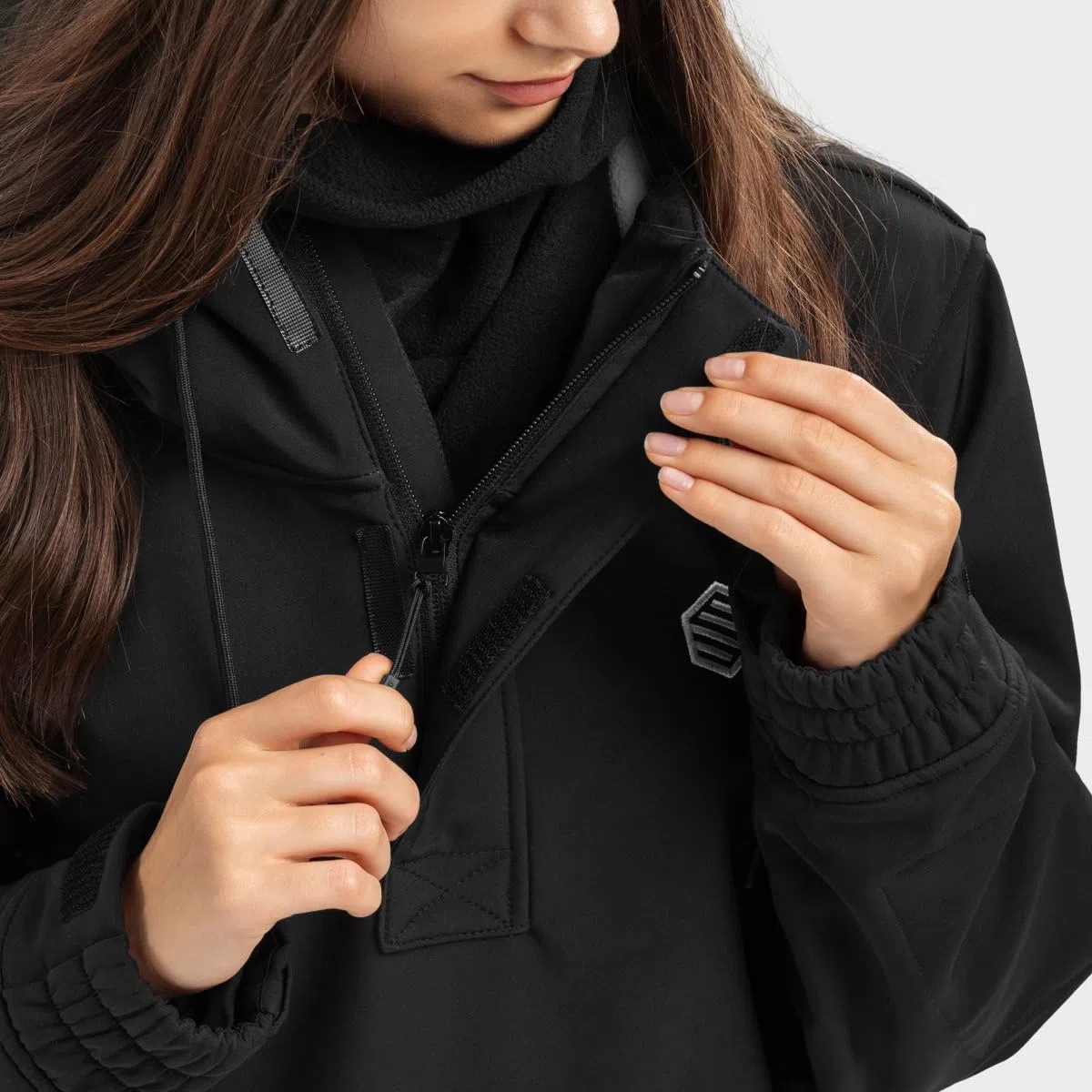 SIROKO - Snowboardjacke mit Kängurutasche für Damen W3-W North Ice