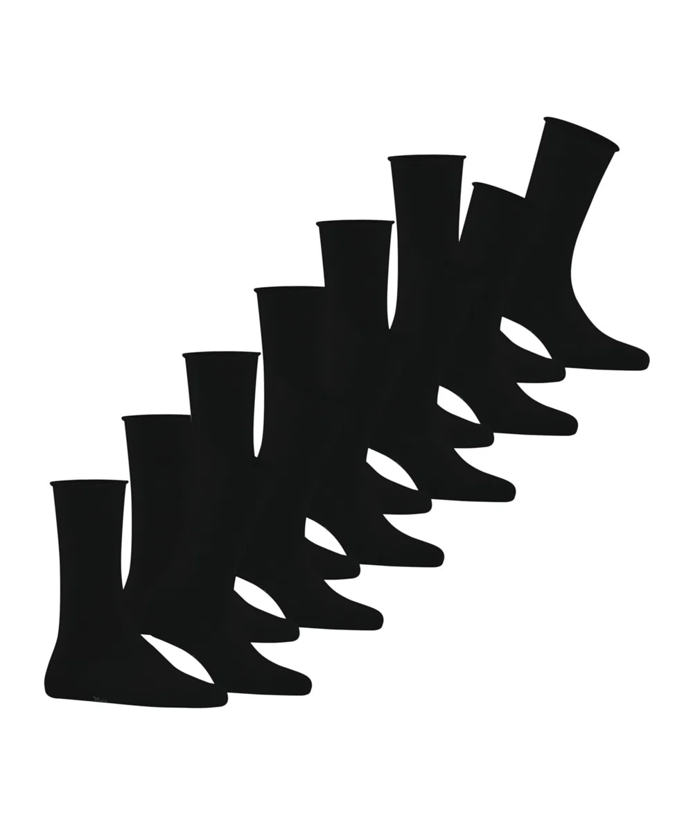 FALKE Damen Happy 6-Pack Socken atmungsaktive Baumwolle verstärkte Damensocken mit druckfreiem Rollbund ein Allrounder für Business und Alltag im Multipack 6 Paar