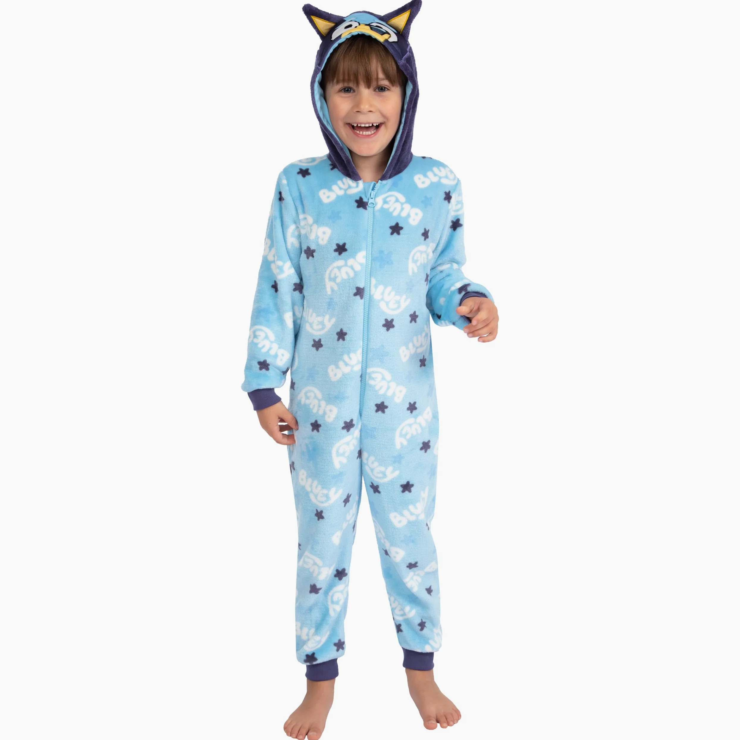 BlueY Onesie Kinder | Schlafoverall Kinder | Onesie Jungs Kuschelig | Schlafoveralls Für Jungen