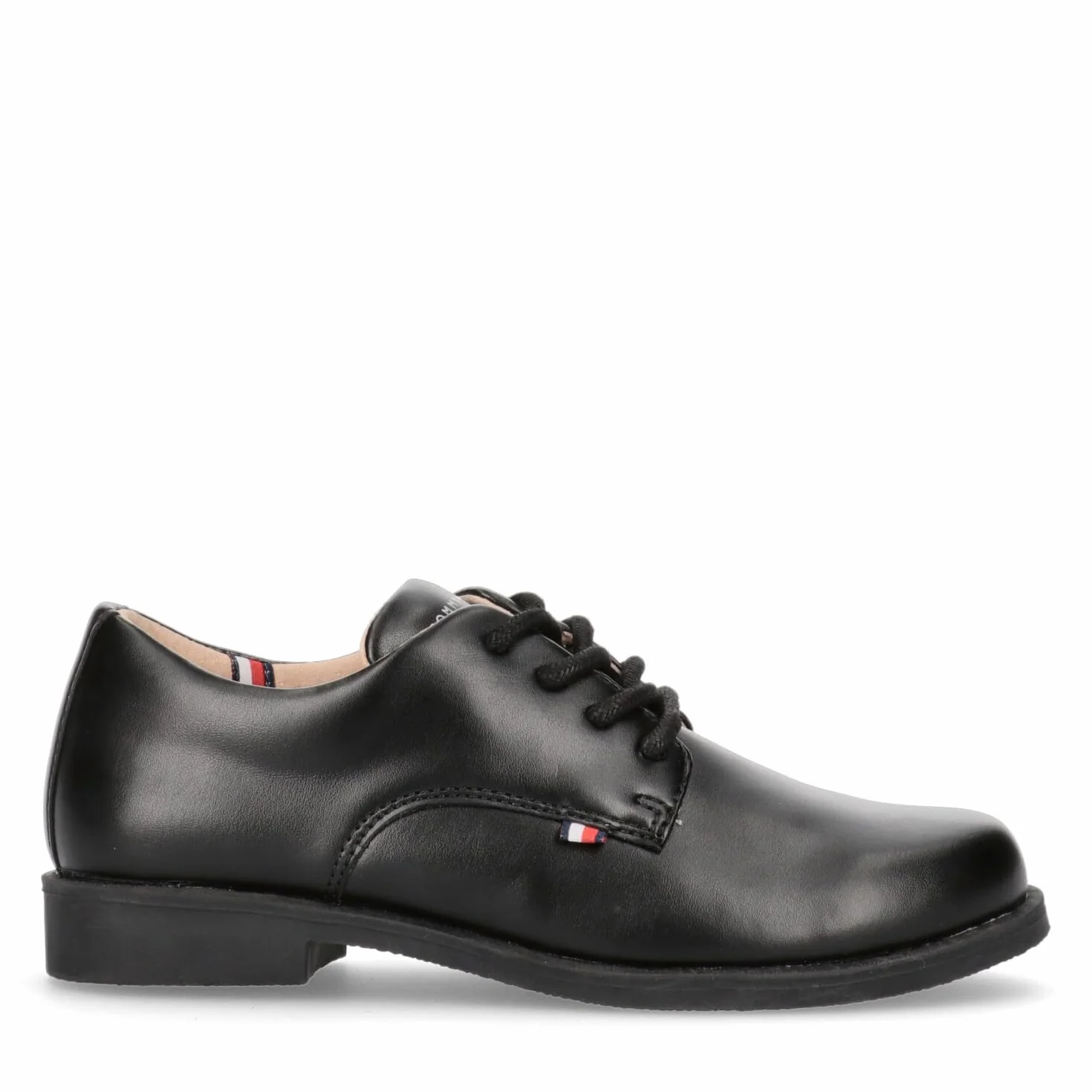 Tommy Hilfiger Lace-up Schuh mit glattem Finish, Samir, Schwarz, 32