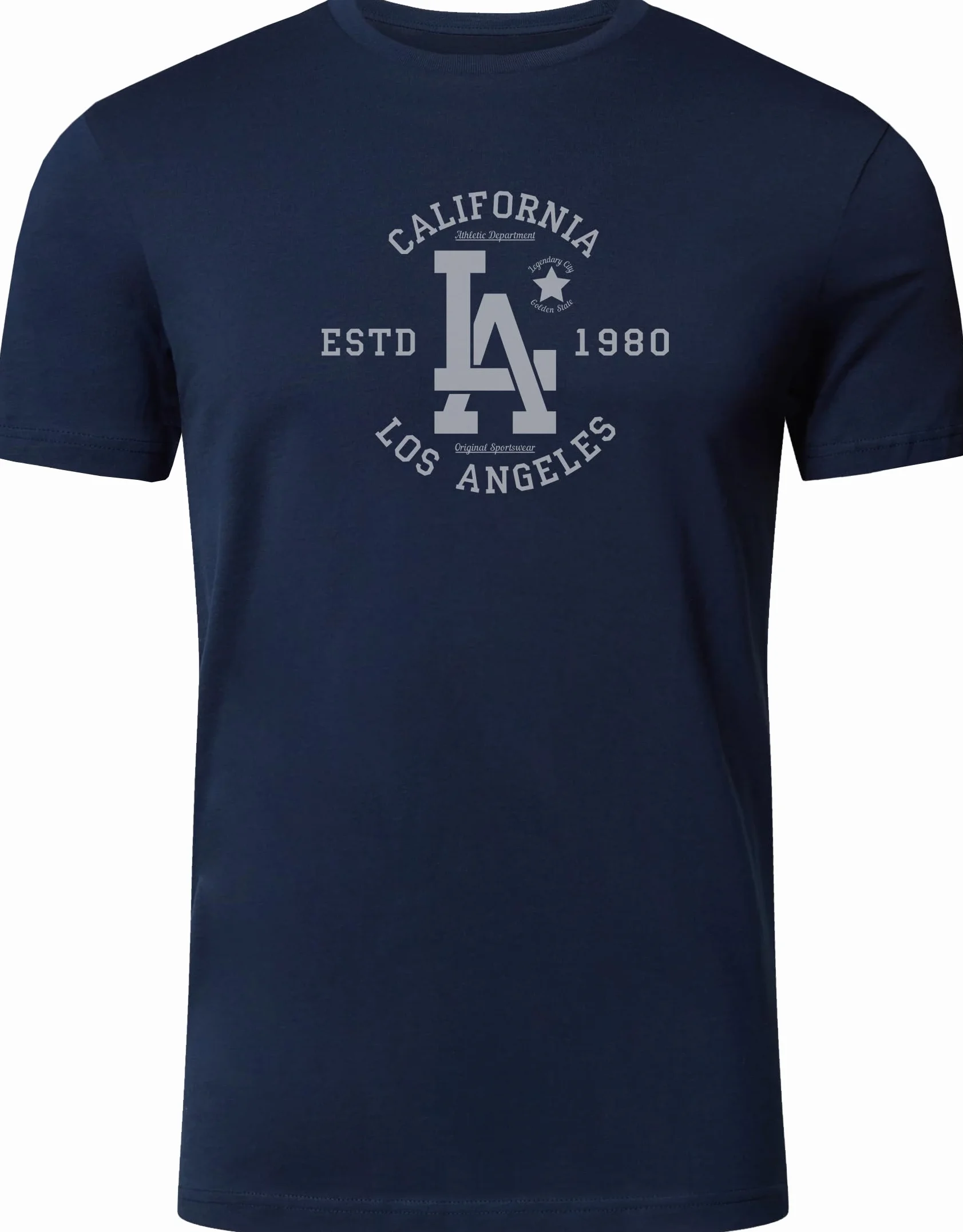FULL TIME SPORTS Herren Baumwolle T-Shirt 4er Set Pack PRINT-001