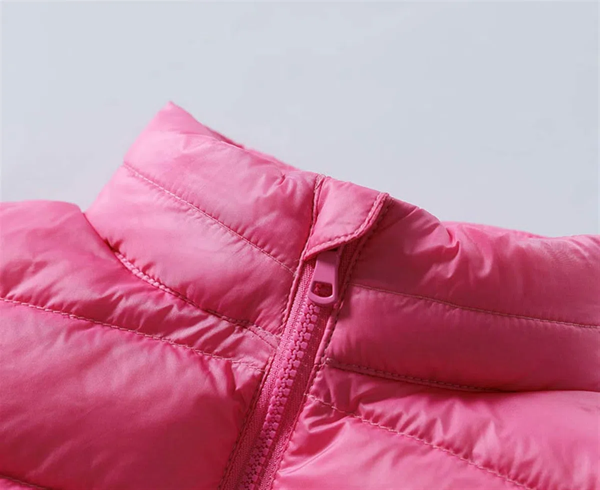 SK Studio Daunenweste Kinder Mädchen Jungen Winter Leicht Steppweste Ärmellos Down Jacket Winterjacke Reißverschluss Outwear