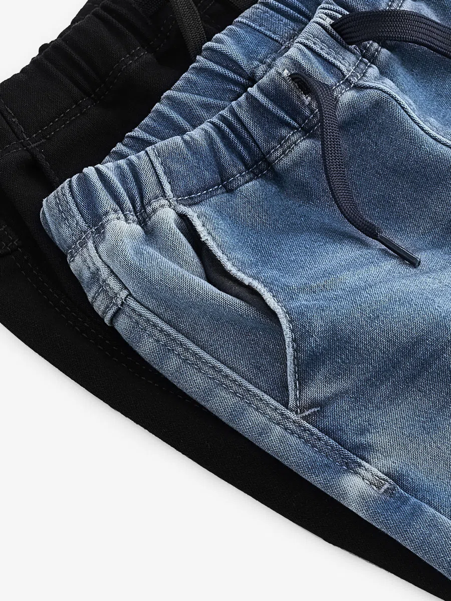 NEXT Jungen 2er-Pack superweiche Schlupfjeans mit Stretch