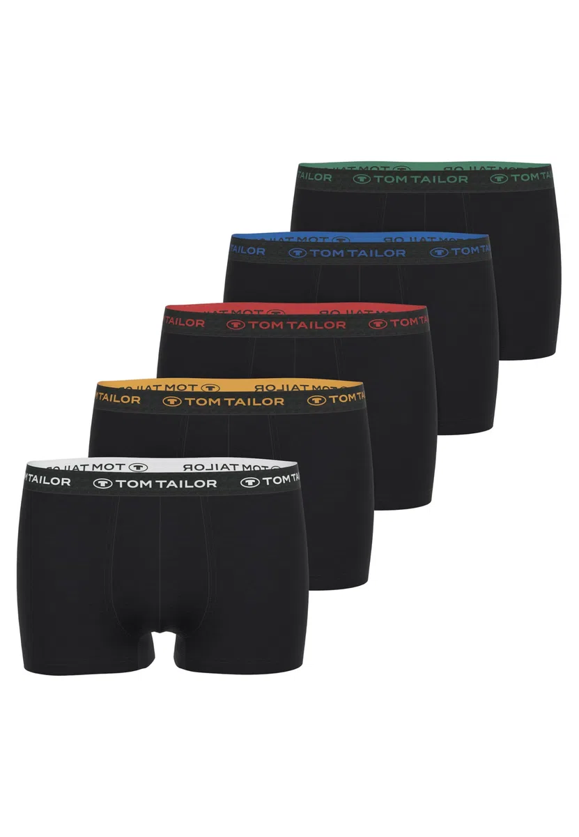 TOM TAILOR Boxershorts Herren 5er Pack Unterhosen – Herrenunterwäsche Gr. S - 3XL