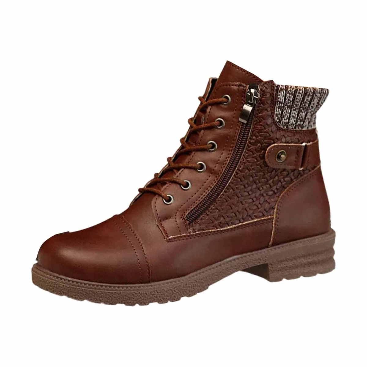 Generisch Reitstiefel Kinder Wasserdichte für Kinder, Damen und Herren Classic Reitstiefelette Reitschuhe Kunstleder Unisex Boots Soft Stiefeletten Reitsportschuhe