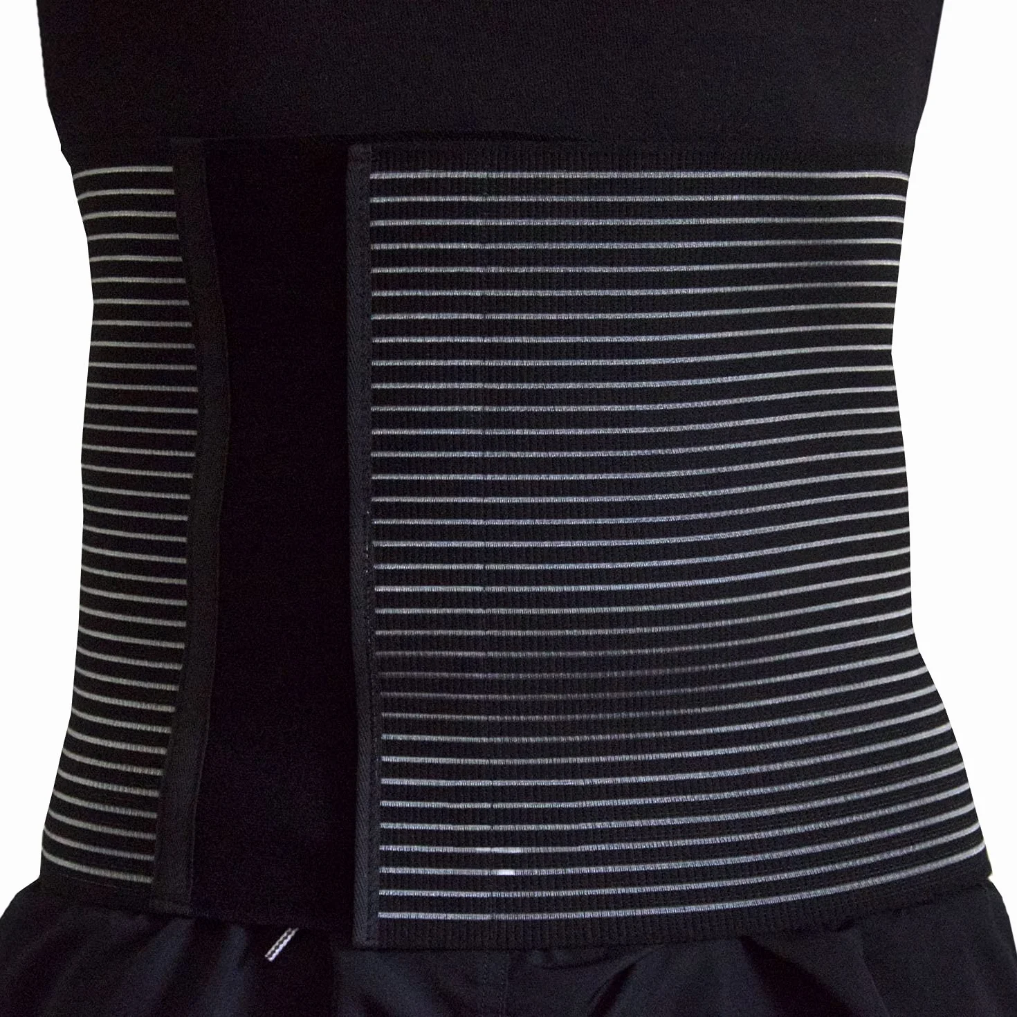 BODYPERFECT Bauchgurt nach geburt Bauchband nach der Operation Postpartum Gürtel für Damen Rückenstütze des Bauchbandbinders Einstellbare Verschlusshöhe 24 cm (Schwarz, S)