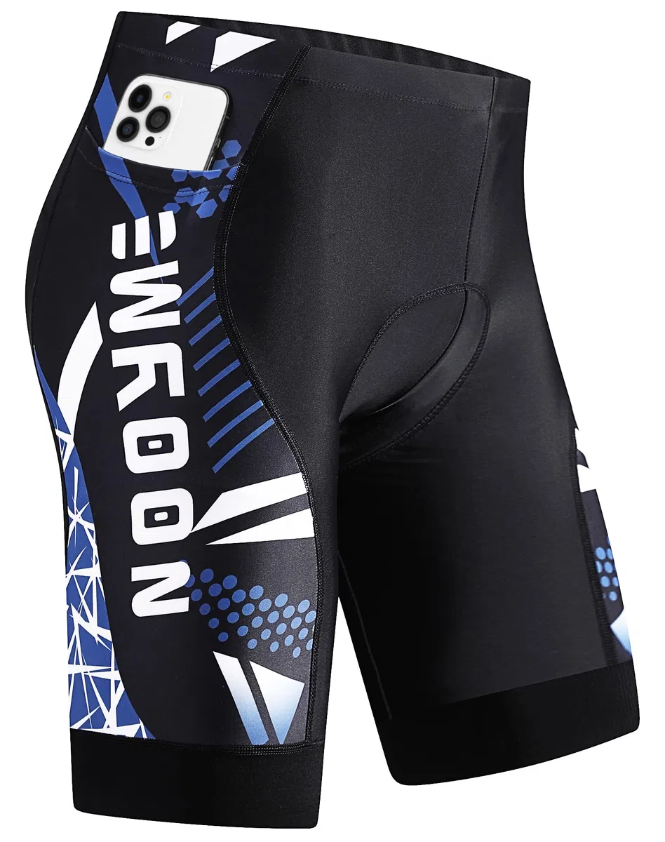 NOOYME Radlerhose Herren Fahrradhose Herren gepolstert 4D Elastische Radlerhose Herren mit Sitzpolster Atmungsaktive Leichte Radhose aus Polyamid und Spandex Fahrradhose Herren…
