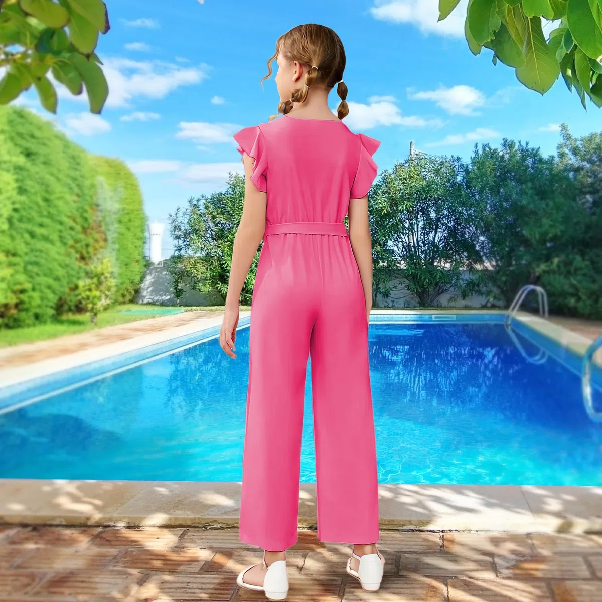 Mädchen Jumpsuit Modischer Strampler