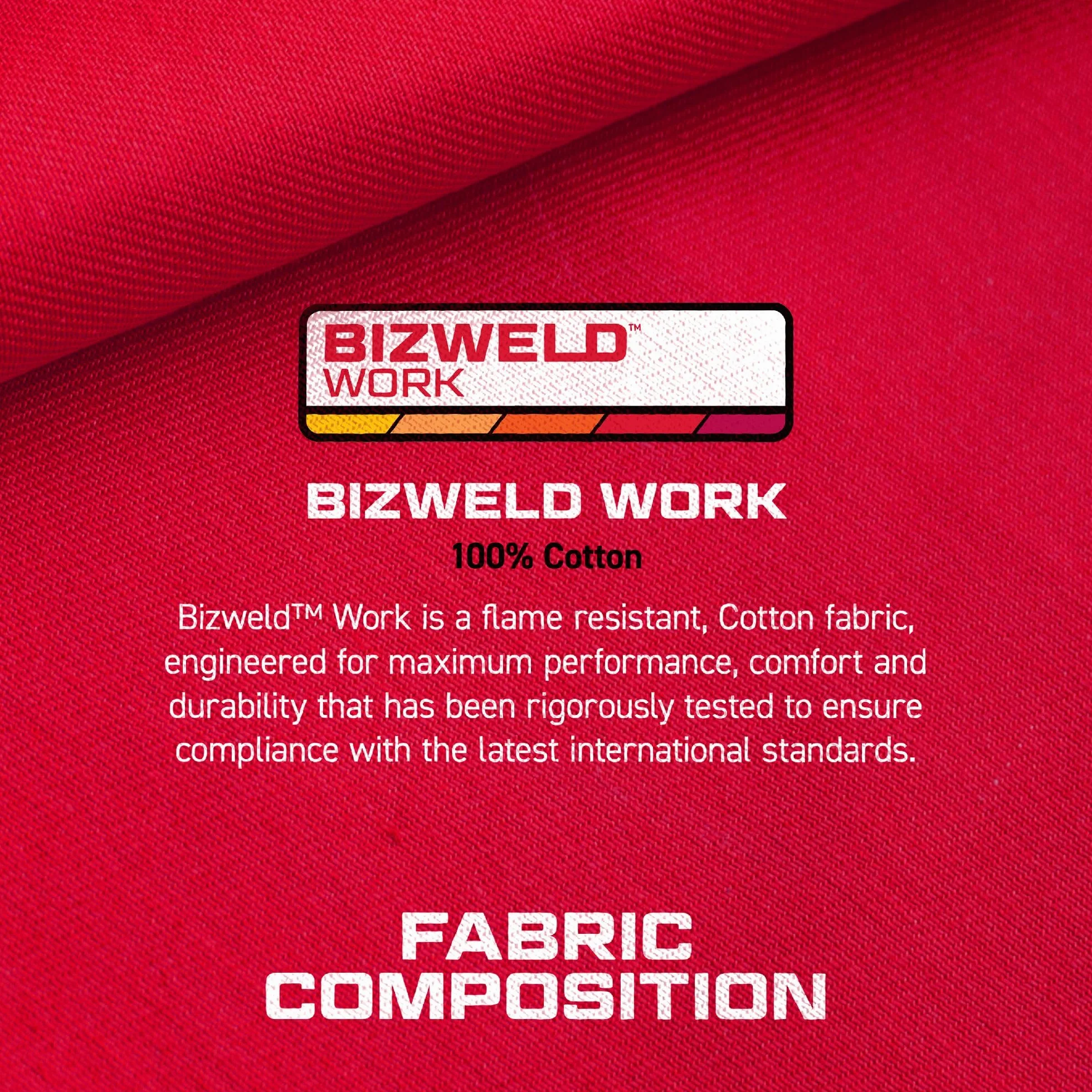 Portwest BIZ2 Herren Flammenresistente Bizweld FR Arbeitsjacke Schwarz, XL