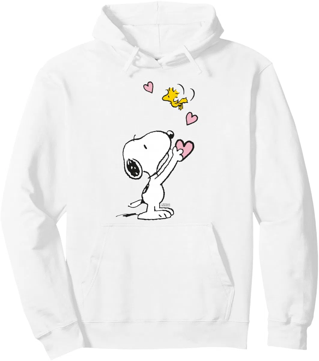 Peanuts - Snoopy Woodstock Mein Herz ist bei dir Pullover Hoodie