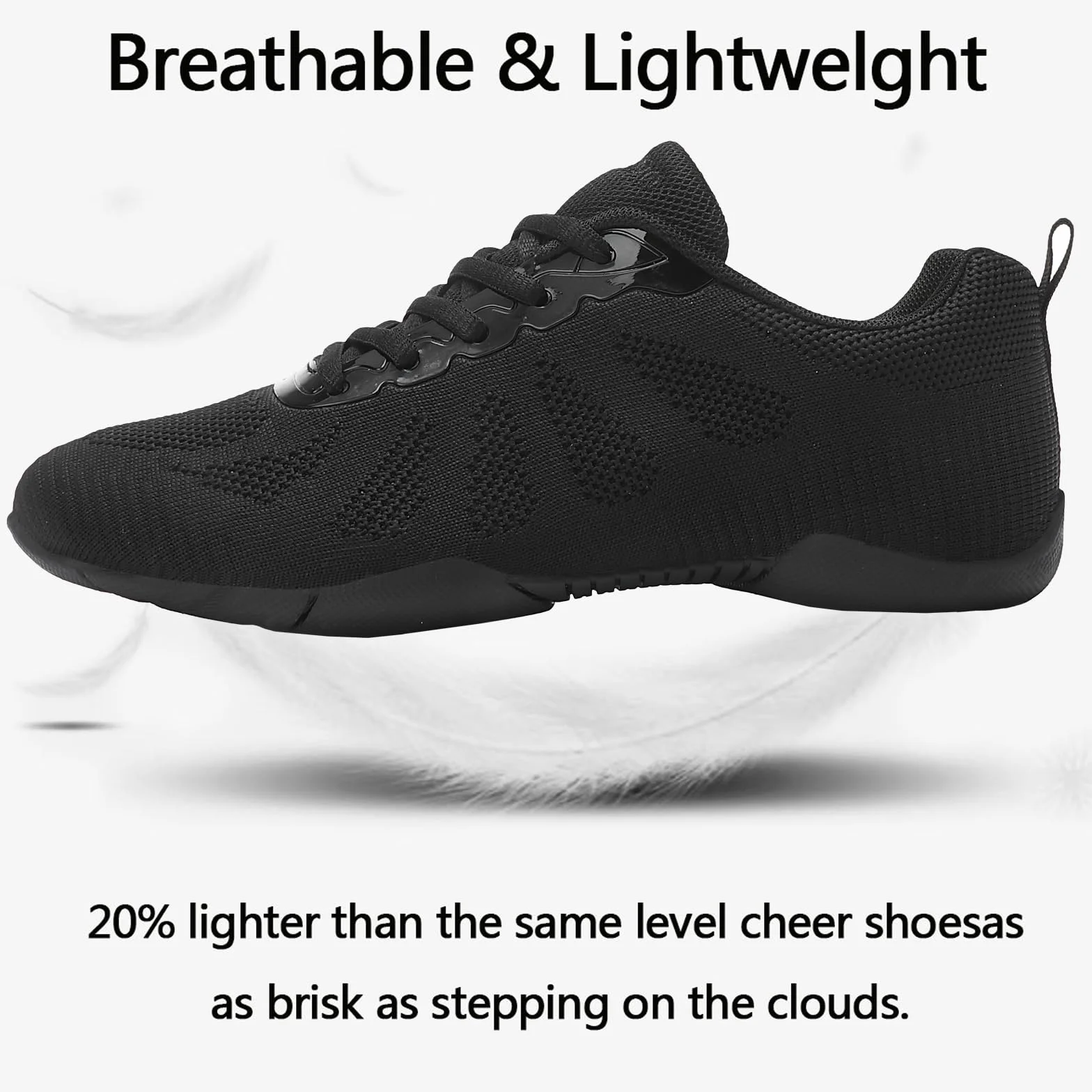 Cheerleader Schuhe für Wettbewerb Cheerleading Schuhe Kinder Tanz Sneaker Cheer Turnschuhe für Mädchen Jugend Tanzschuhe rutschfeste Gymnastik Jazz Yoga Trainingschuhe