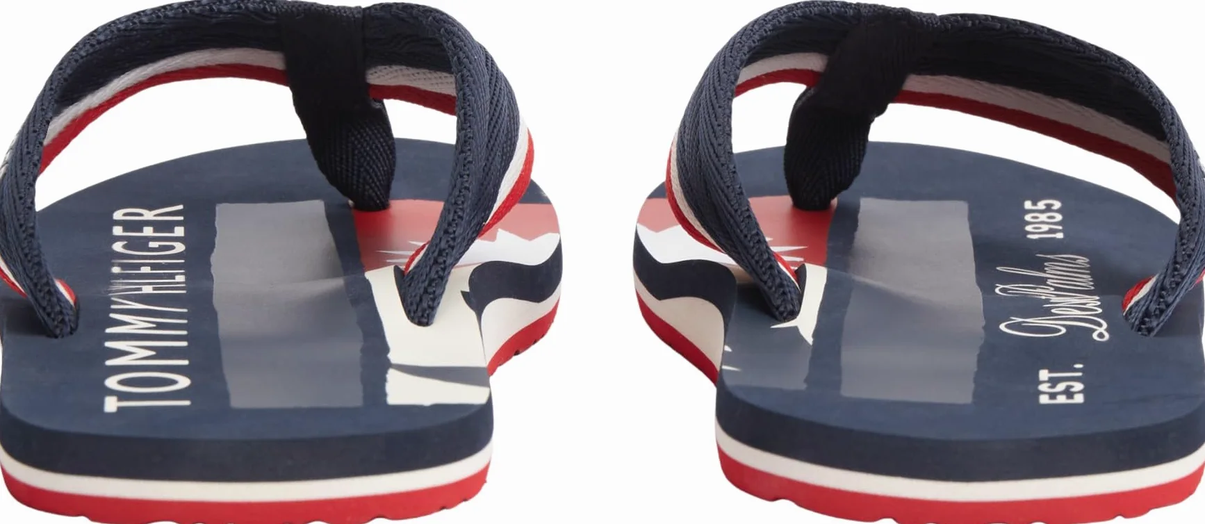 Tommy Hilfiger Herren Patch Print Hifiger Beach Sandal Fm0fm05903Zehentrenner