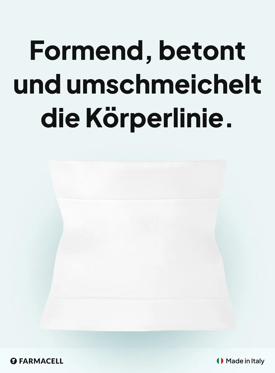FarmaCell Bauchweggürtel Herren Shapewear, Made in Italy, 405