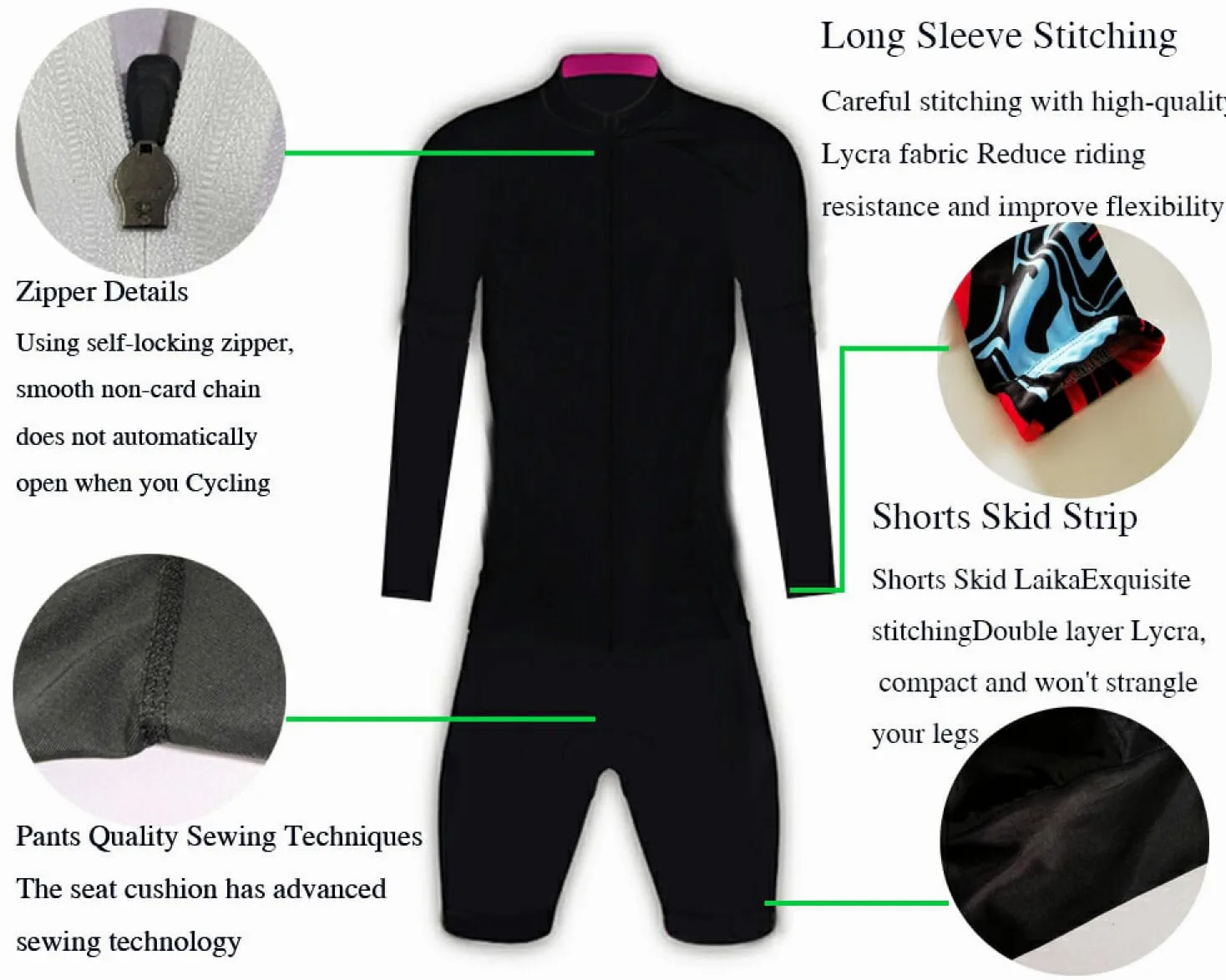 16 Farben Damen Radanzug Triathlon Racing Team Jersey Einteiler Jumpsuit Kurzarm Eng Radanzug Gel-Pad XS-3XL