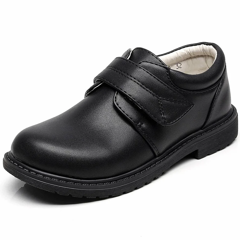 rismart Jungen Haken&Schleife Formell Prinz Runden Zehe Oxfords Schnürhalbschuhe