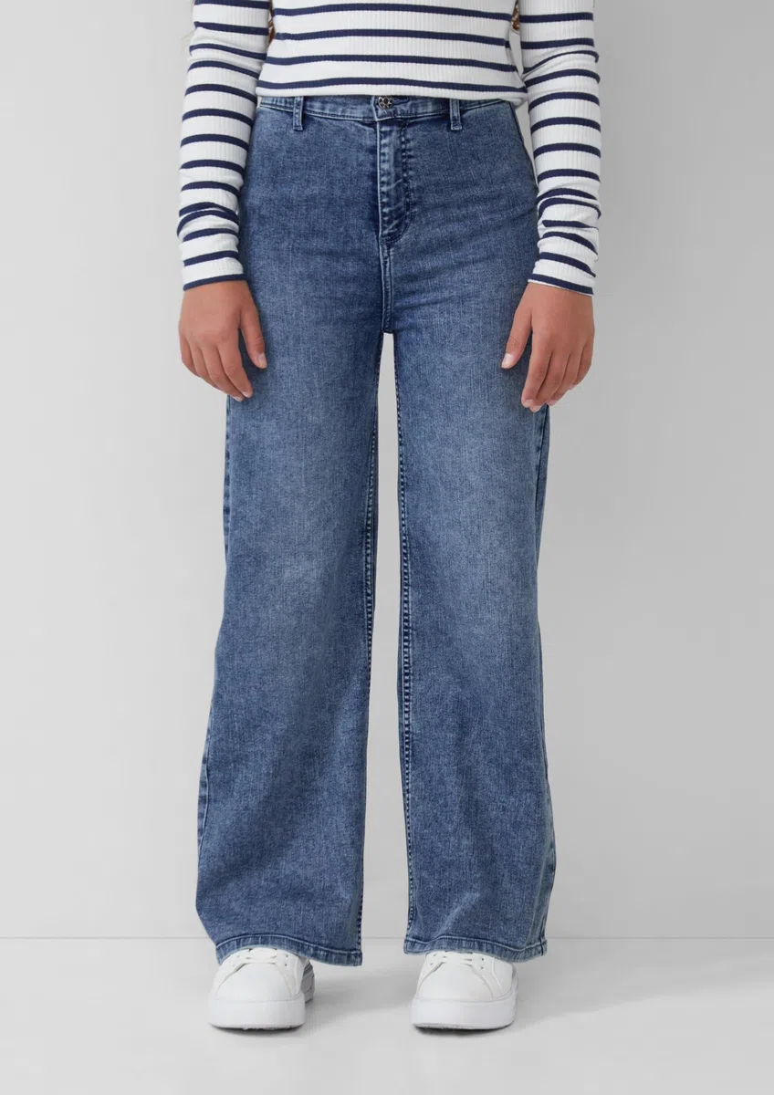 s.Oliver Jeans/Regular Fit/High Rise/Wide Leg blau 140/REG