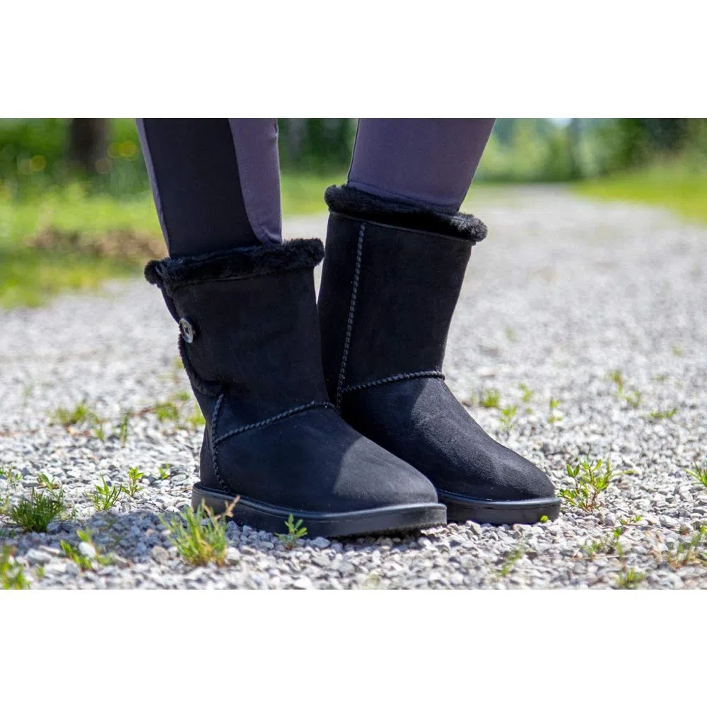 HKM Unisex Davos Button FurReitstiefel