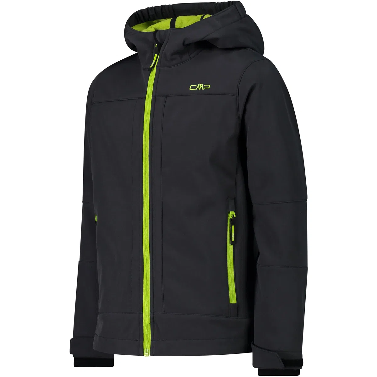 CMP KID JACKET FIX HOOD ANTRACITE-ACIDO
