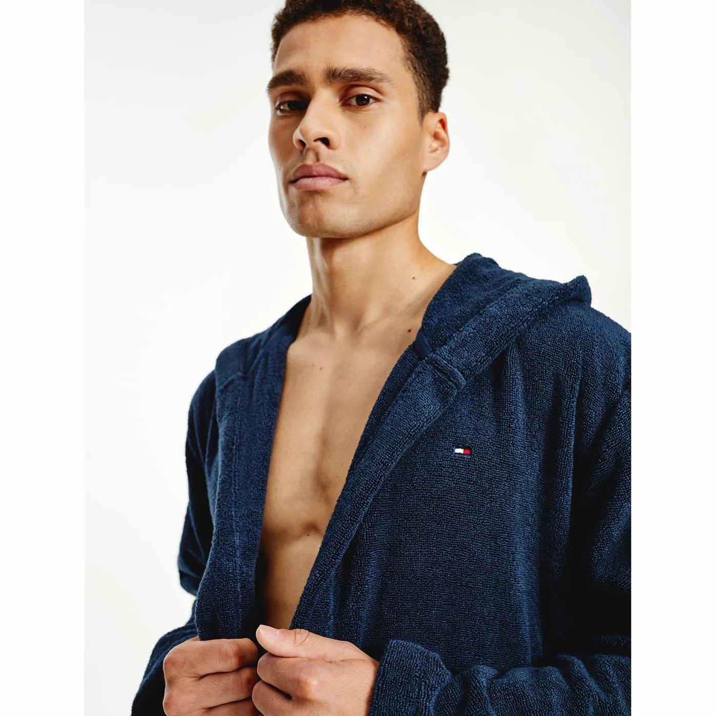Tommy Hilfiger Herren Bademantel Frottee