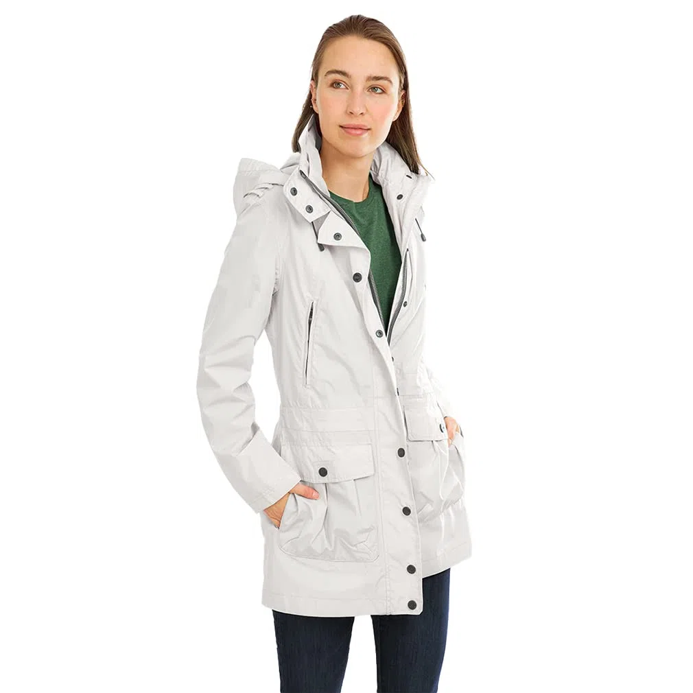 Knuffelwuff Damen Übergangsjacke - Leichte wasserdichte Jacke Lexington - Atmungsaktive Regenjacke mit extra vielen Taschen für Outdoor, Wandern, Reisen, Gassi gehen