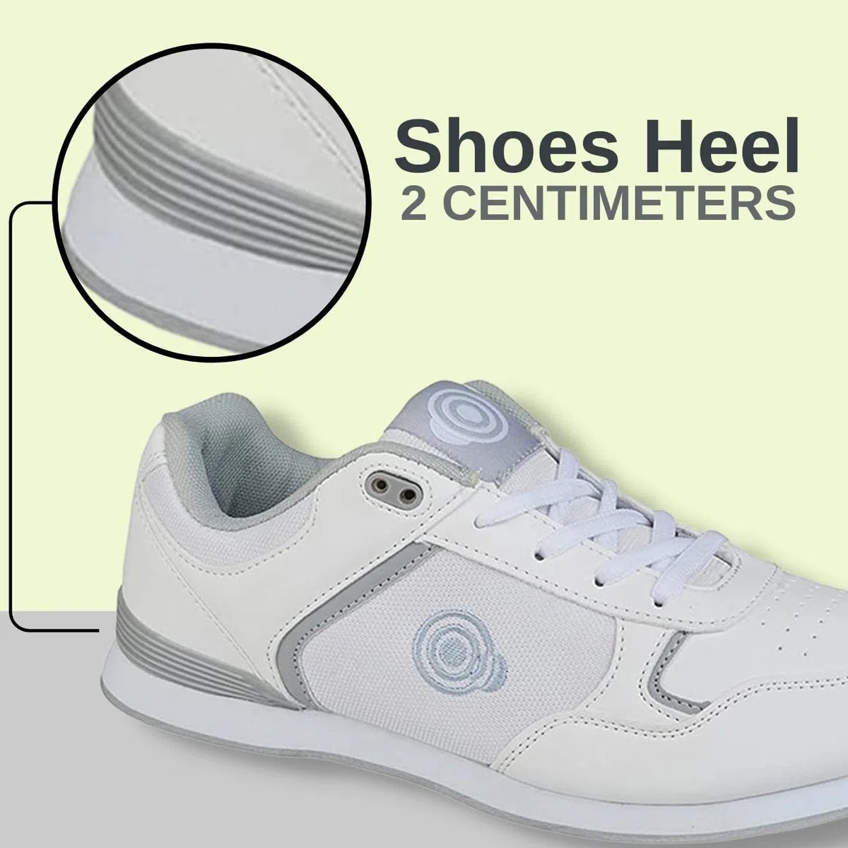 Dek Babyschuhe Womens Damen Schnüren Bis Bowling Schuhe/Ausbilder Weiß/grau