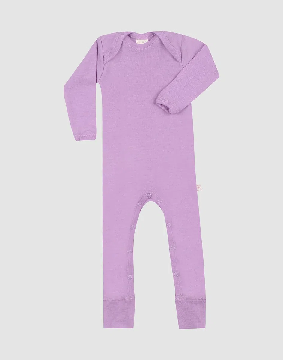 DILLING Einteiler aus natürlicher Merinowolle für Babys