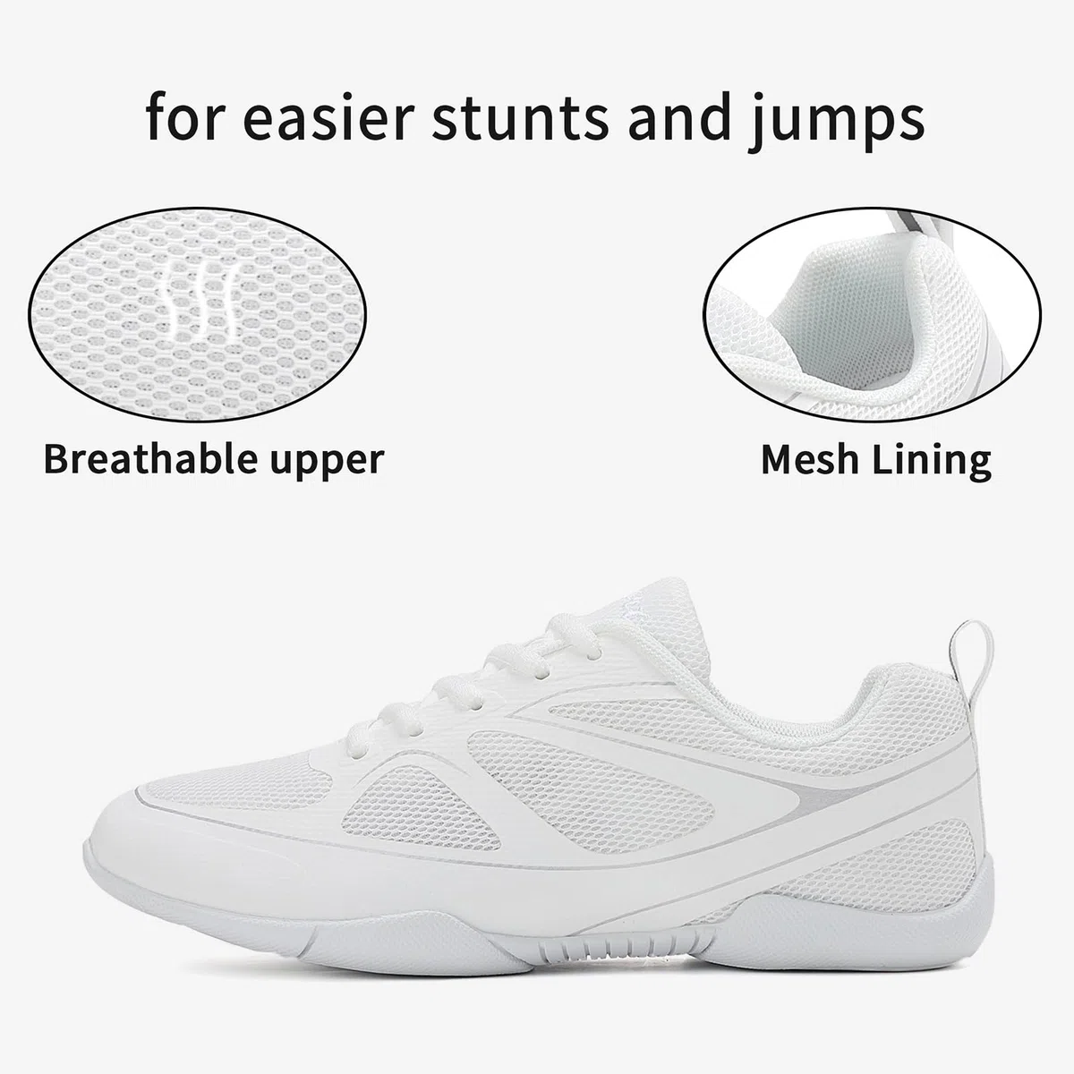 Cheerleader Schuhe Kinder Cheerleading Schuhe Mädchen Cheer Tanz Gymnastik Turnschuhe Security Flexibel Trainingschuhe Tennis Sneaker