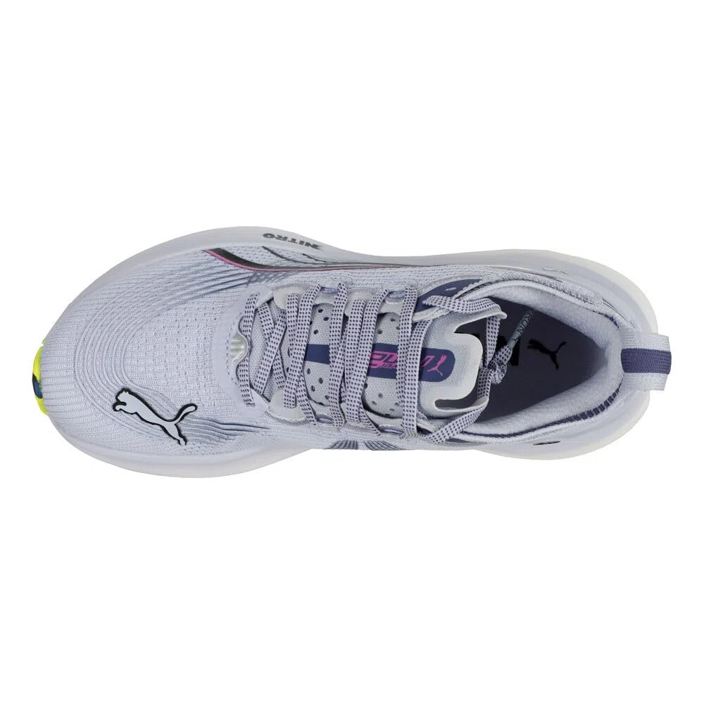 Puma Damen Foreverrun Nitro 2 Laufschuhe Stabilitätsschuh Cool Weather-Yellow Alert - Blau 41
