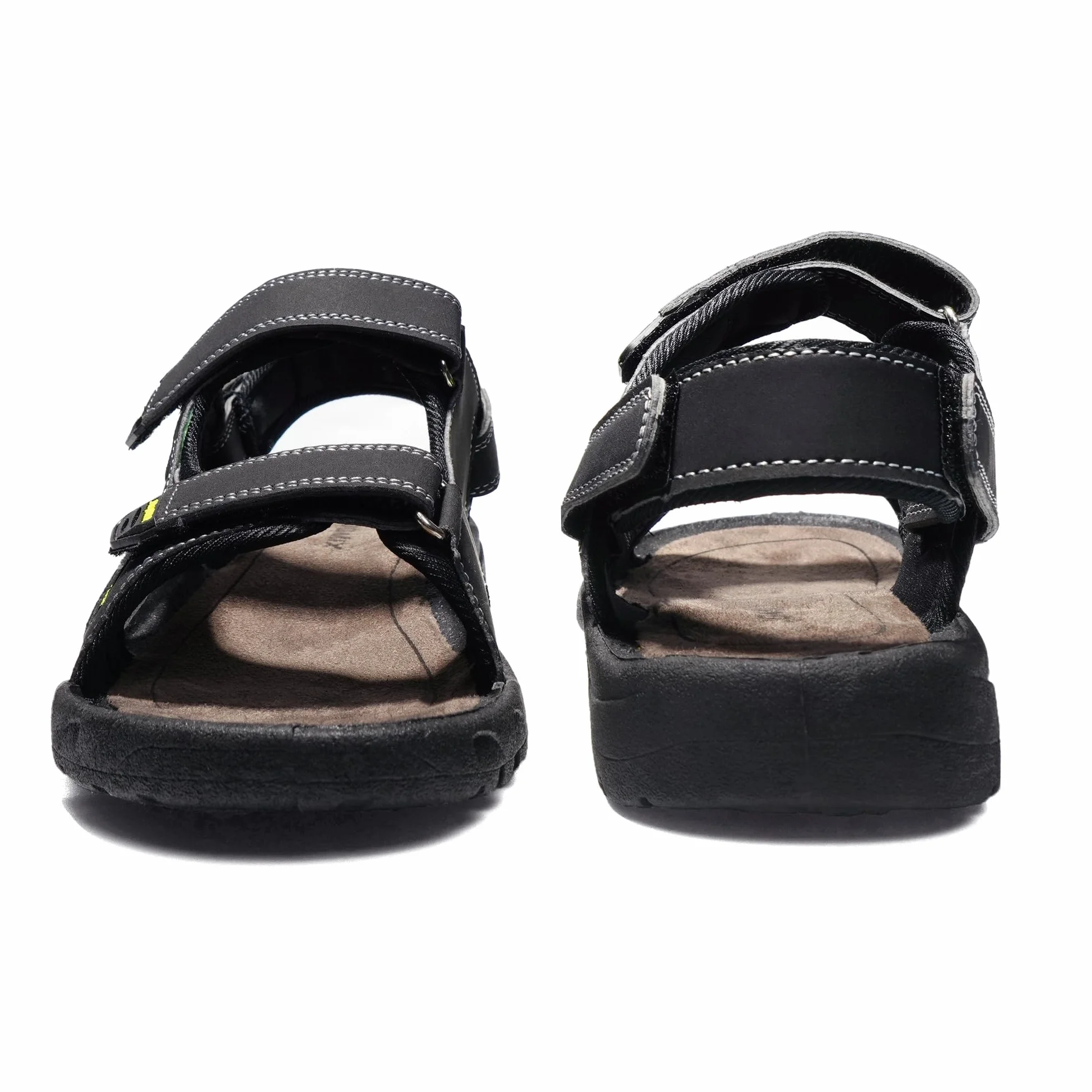 JOMIX Athletische Sandalen Herren Klettverschluss Sommer Rutschfest Flach Wandersandalen Outdoor Strand Reisen Trekking Wander