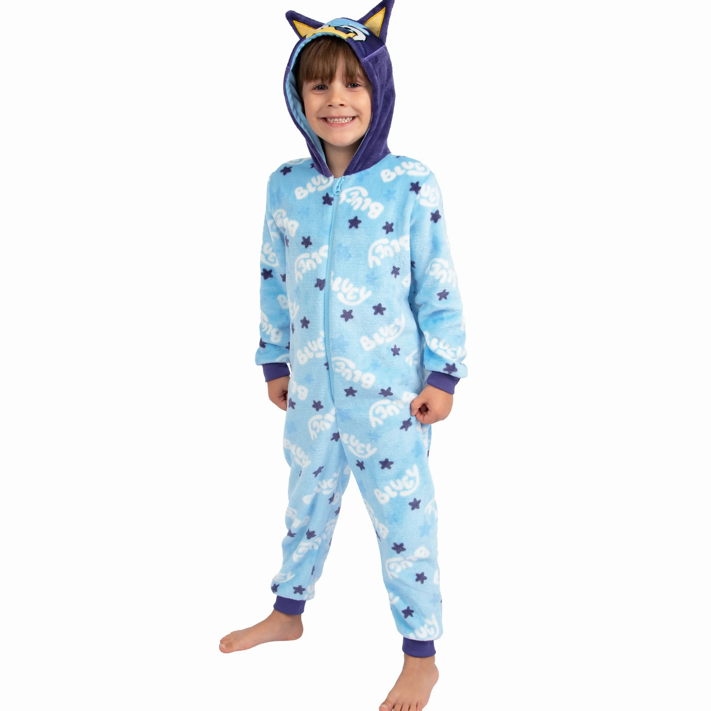 BlueY Onesie Kinder | Schlafoverall Kinder | Onesie Jungs Kuschelig | Schlafoveralls Für Jungen