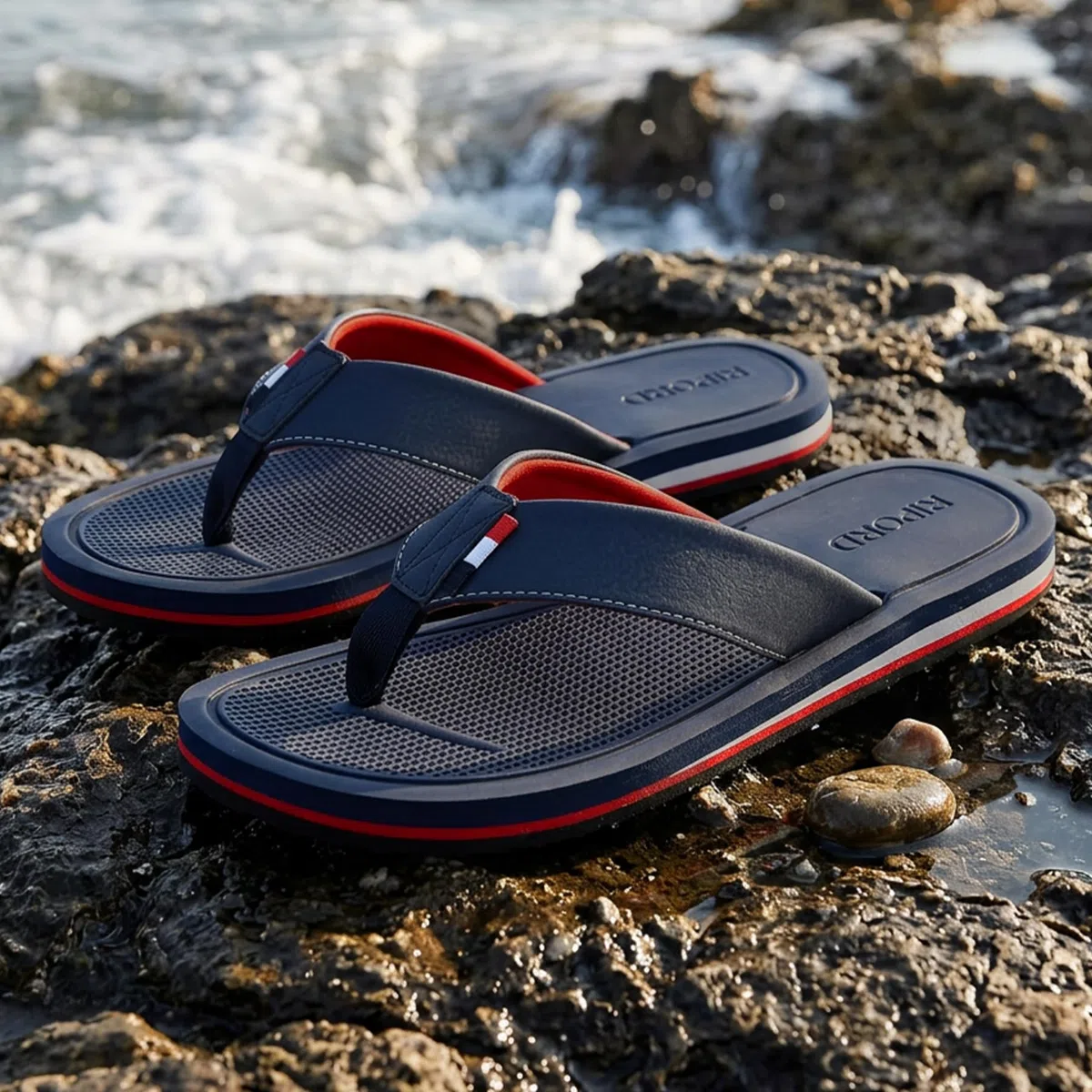 Herren Zehentrenner Flip Flops Sandalen Sandstrand 41-46 EU