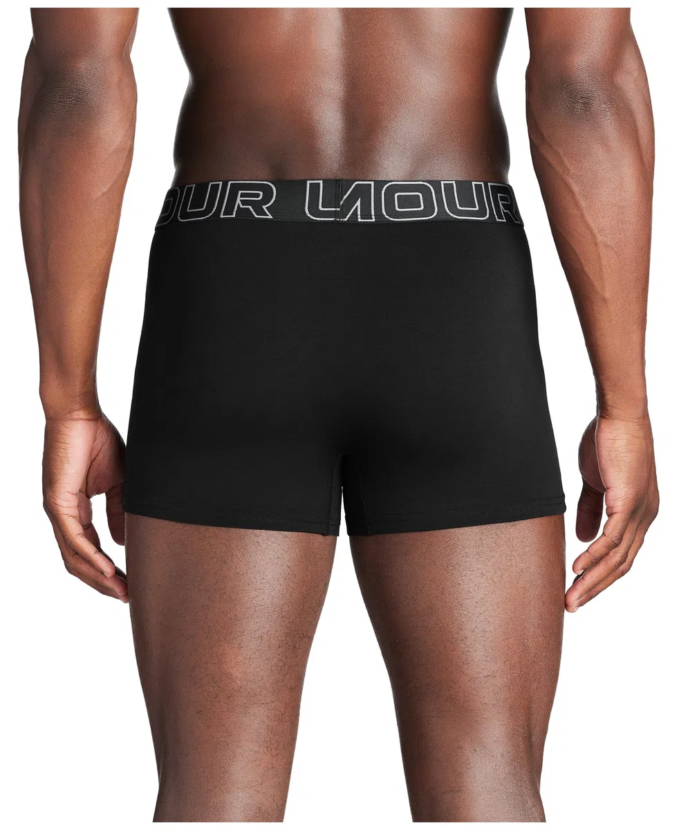 Under Armour Mens Performance Boxers 3 Baby Pack Underwear