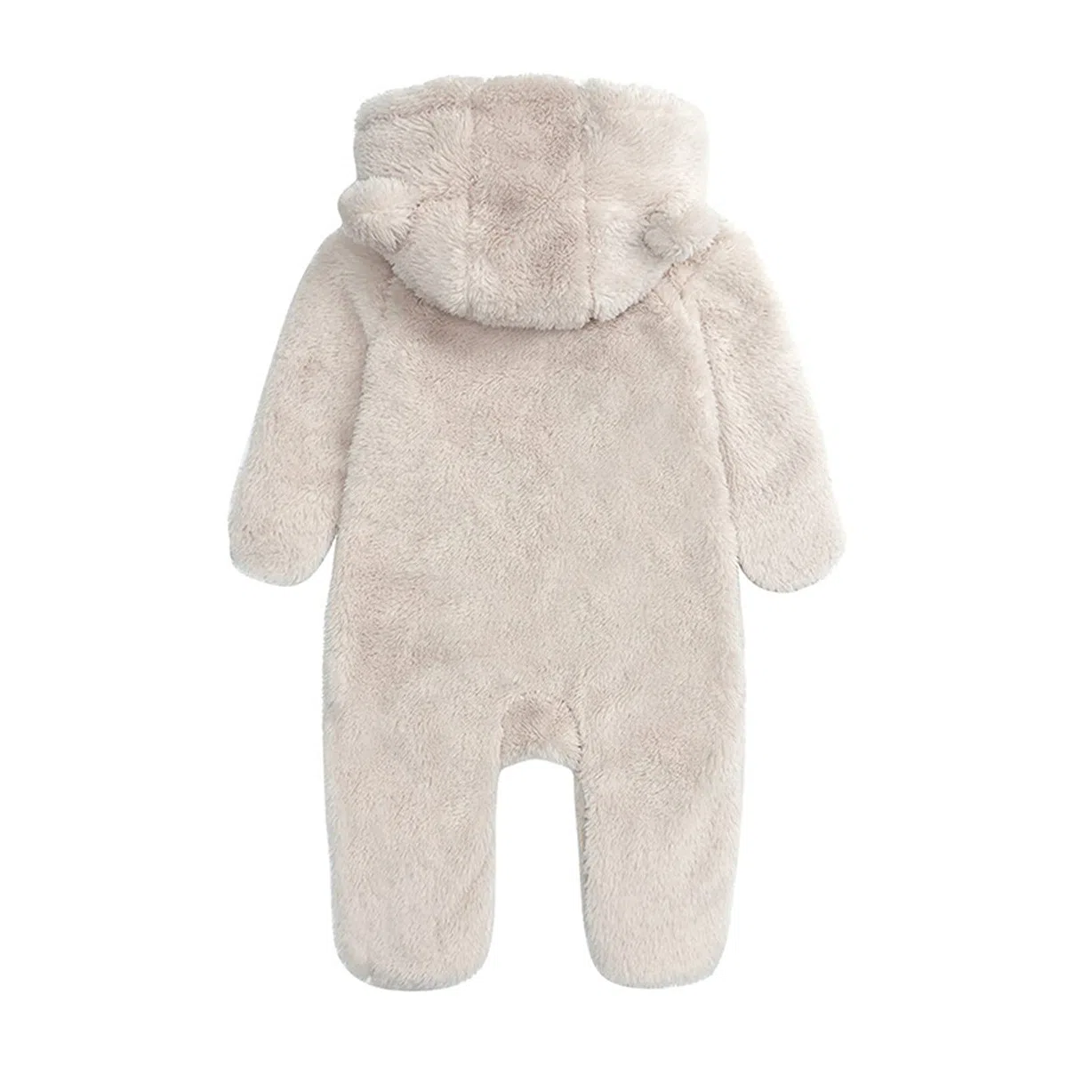 Baby Schneeanzüge Winter Overall mit Kapuze Winter Strampler Fleece Overall mit Fuß für Babys Neugeborene Kleinkind Mädchen Jungen Warm Jumpsuit für 0-12 Monate