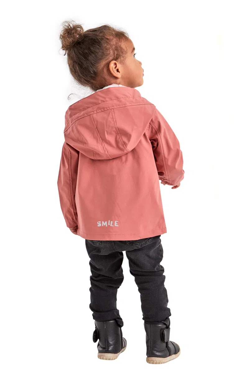 first instinct by killtec Kinder Softshell Jacke mit Kapuze FIS 23 MNS SFTSHLL JCKT, rosenholz, 122/128, 37901-000