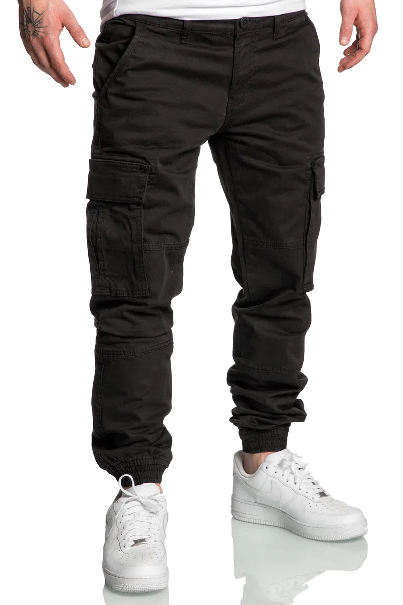 REPUBLIX Herren Jogger Cargo Chino Jeans Hose R7020