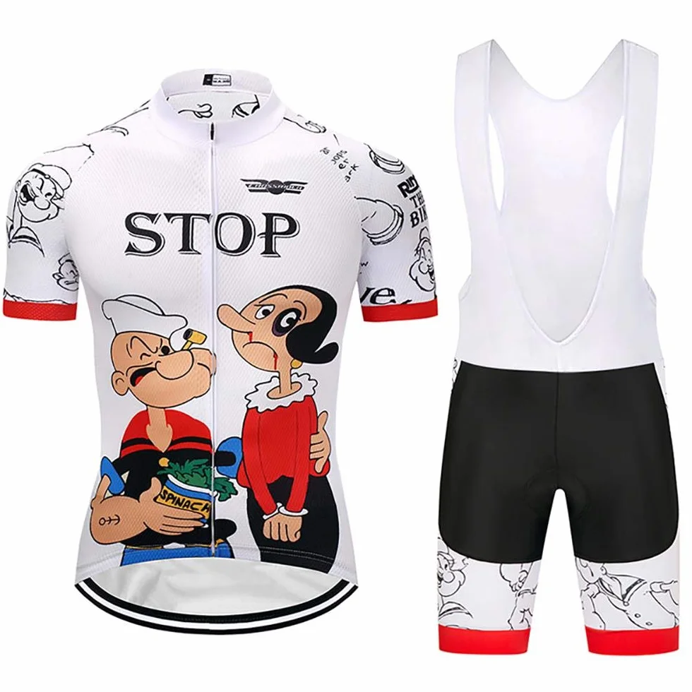 Moxilyn Fahrradtrikot Kurzarm Set für Herren Radtrikot T Shirt Radsport Radtrikot Set Fahrrad Trikot Kurzarm+Radhose mit 9D Gel,Ursprüngliche Gaze Radjacke und Radhose,Cycling Jersey Radtrikot