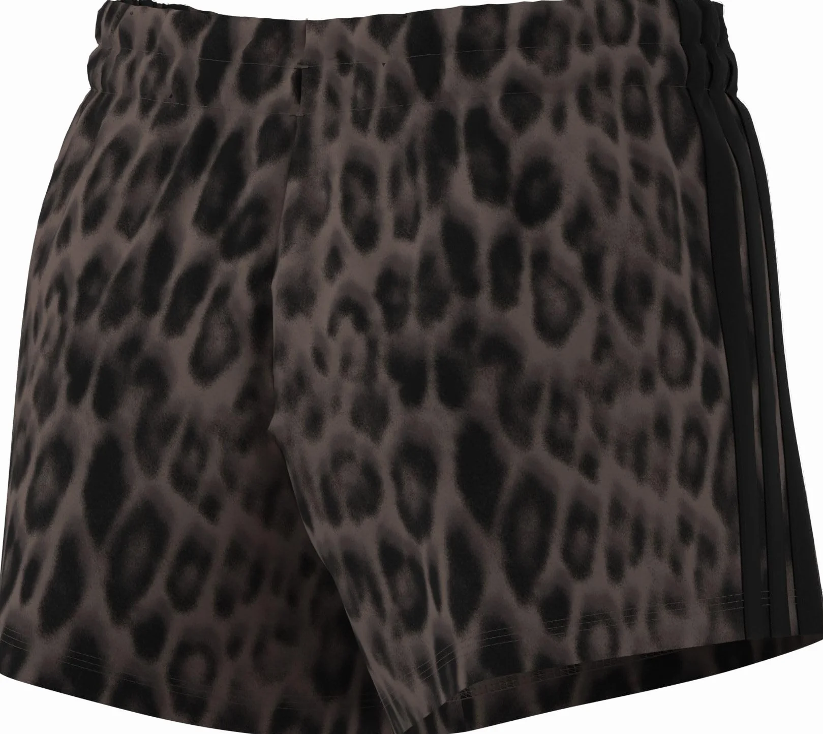 adidas Damen Shorts Seasonal Essentials Leopard Print Woven Shorts with 3-Stripes