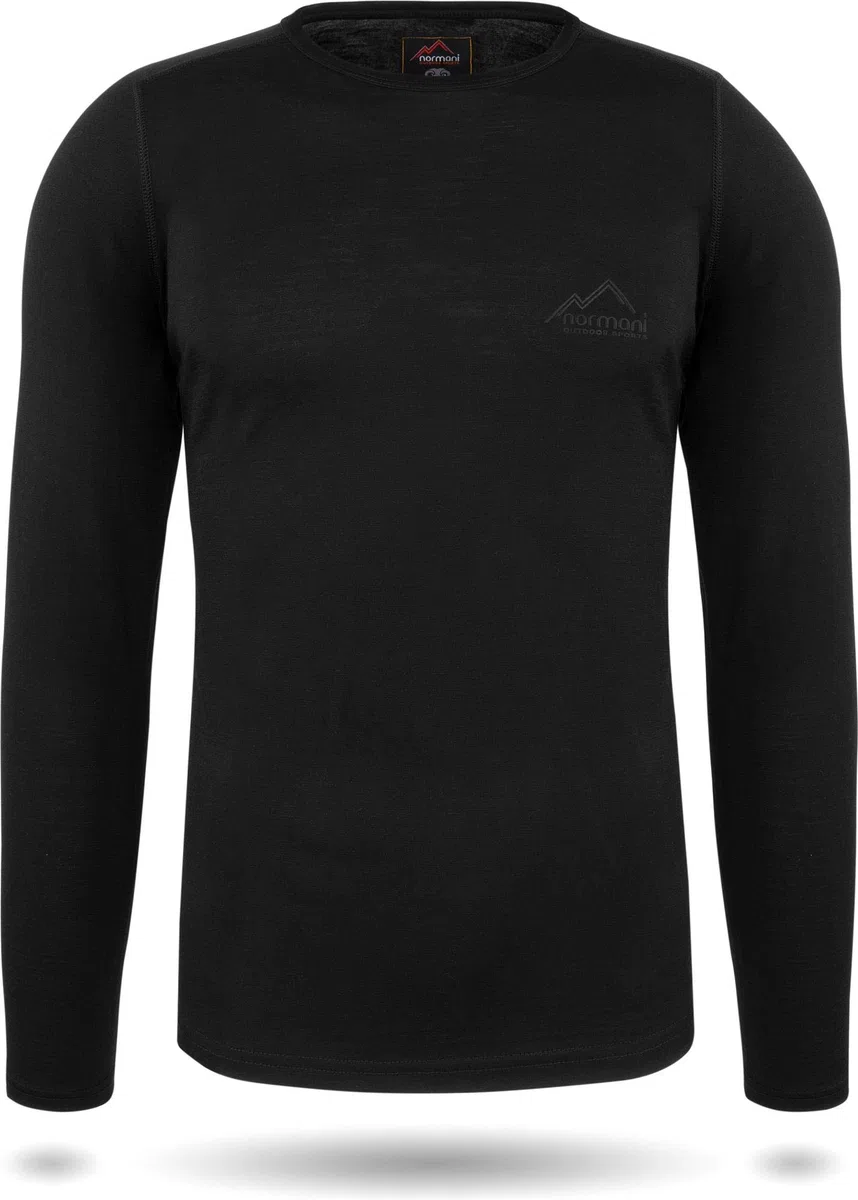 normani Herren Merino Unterwäsche-Set Garnitur (Unterhemd und Unterhose) 100% Merinowolle Thermounterwäsche Ski-Funktionsunterwäsche