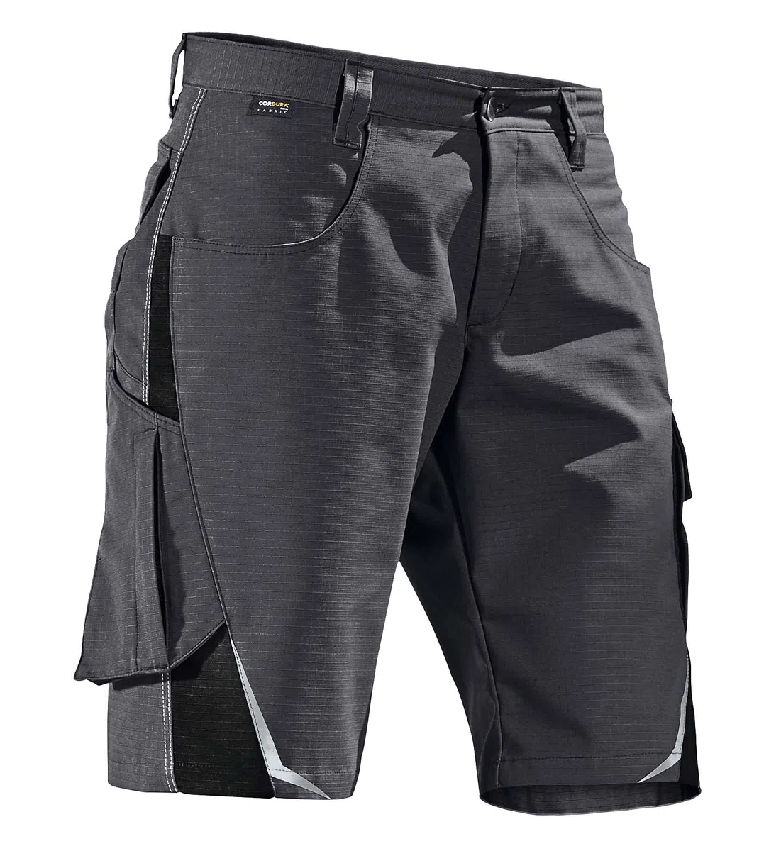 KÜBLER Workwear | Pulsschlag Arbeitsshorts | anthrazit/schwarz | Größe 48