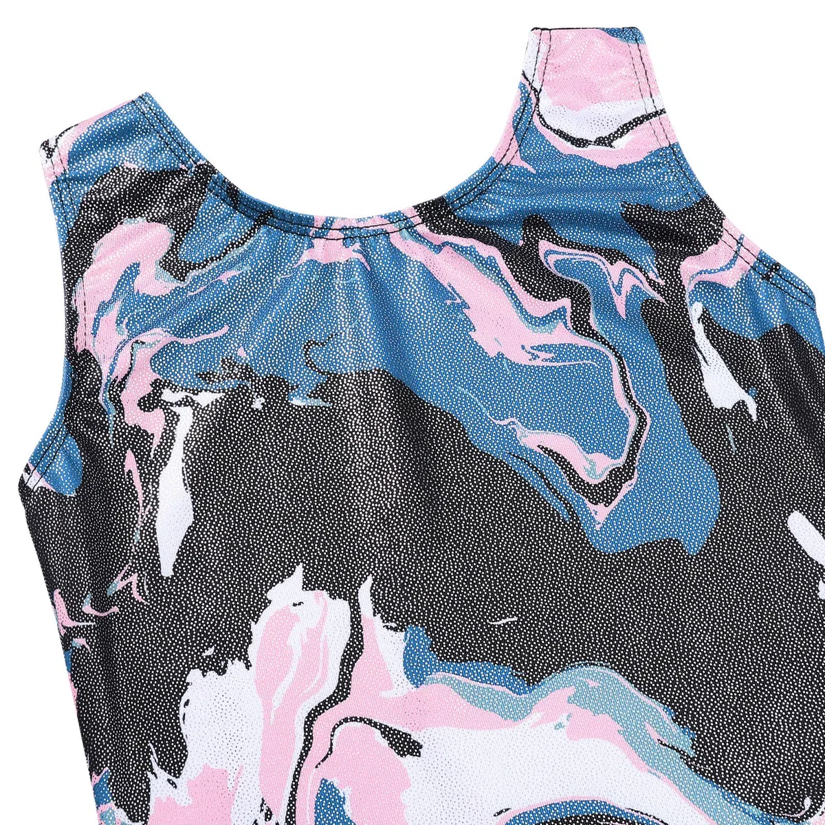 XFGIRLS Gymnastics Leotards for Girls Sleeveless Sparkle Ballet Dance Leotards Tumbling Athletic Shorts for Girls 3-14 Years