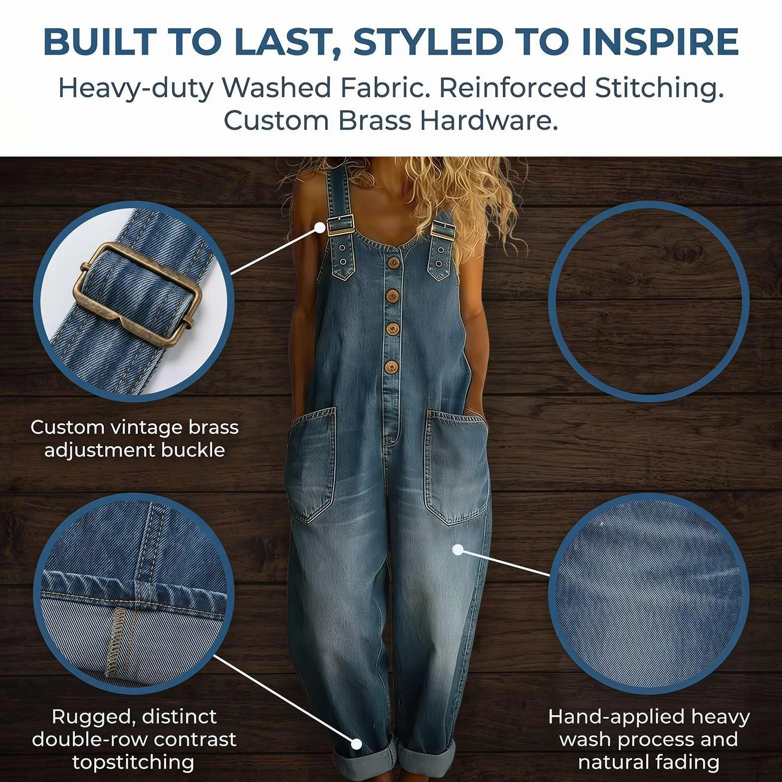 Generisch Latzhose Damen Sommer Boho Vintage Baggy Jeans Jumpsuits Ärmellos Weites Bein Einteiler Baumwolle Jumpsuit mit Taschen Locker Bequem Freizeit Outfit Retro Gartenarbeit Urlaub Overall