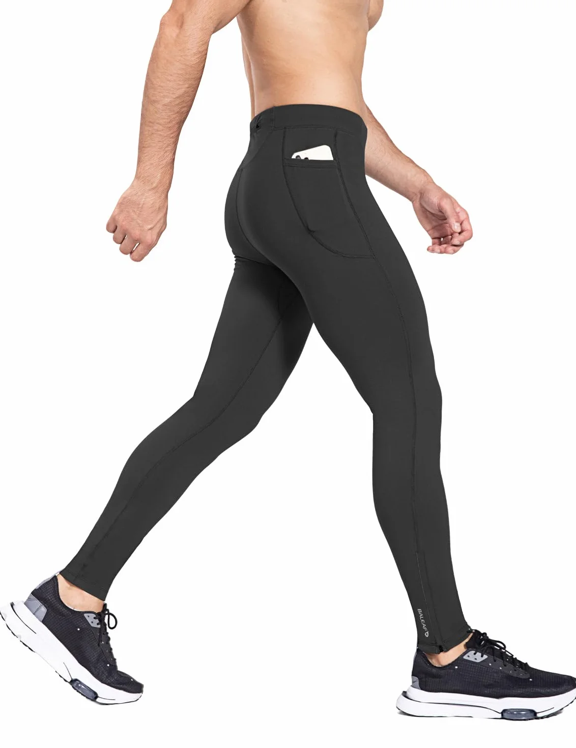 baleaf Themo Running Kompressionshosen Herren Sporthose Winter Trainingshose Atmungsaktiv Sport Leggings Laufhose Lang Tight