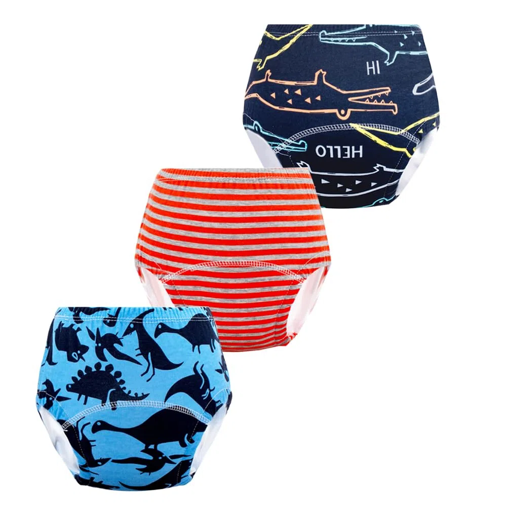 JackLoveBriefs Töpfchen Trainingshose, 10 Stück Baumwolle Töpfchen Trainingshose Kinder 2-5 Jahre