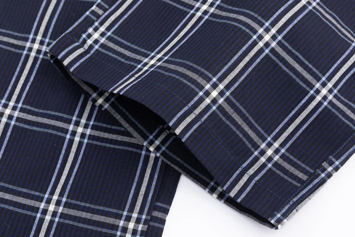 JupiterSecret Pyjamahose für Herren, lang, lässig, für Zuhause, kariert, für Herren, 3 Stück