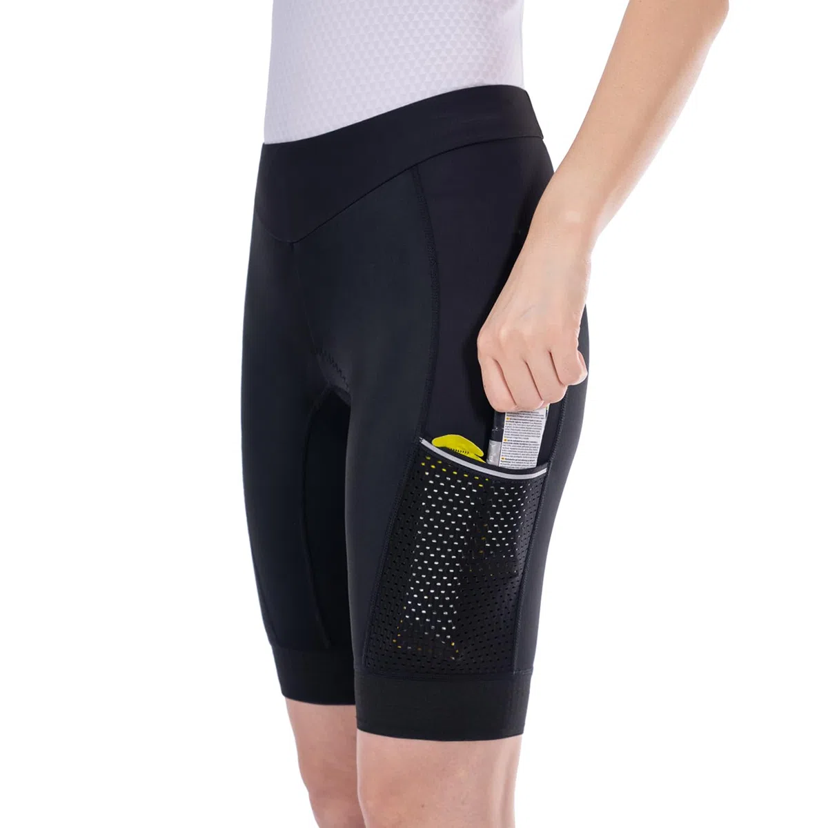 MY KILOMETRE Triathlon Shorts Damen – Professionelle Radhose Atmungsaktiv & Schnelltrocknend mit Seitentaschen UPF50+ für Schwimmen, Radsport, Laufen